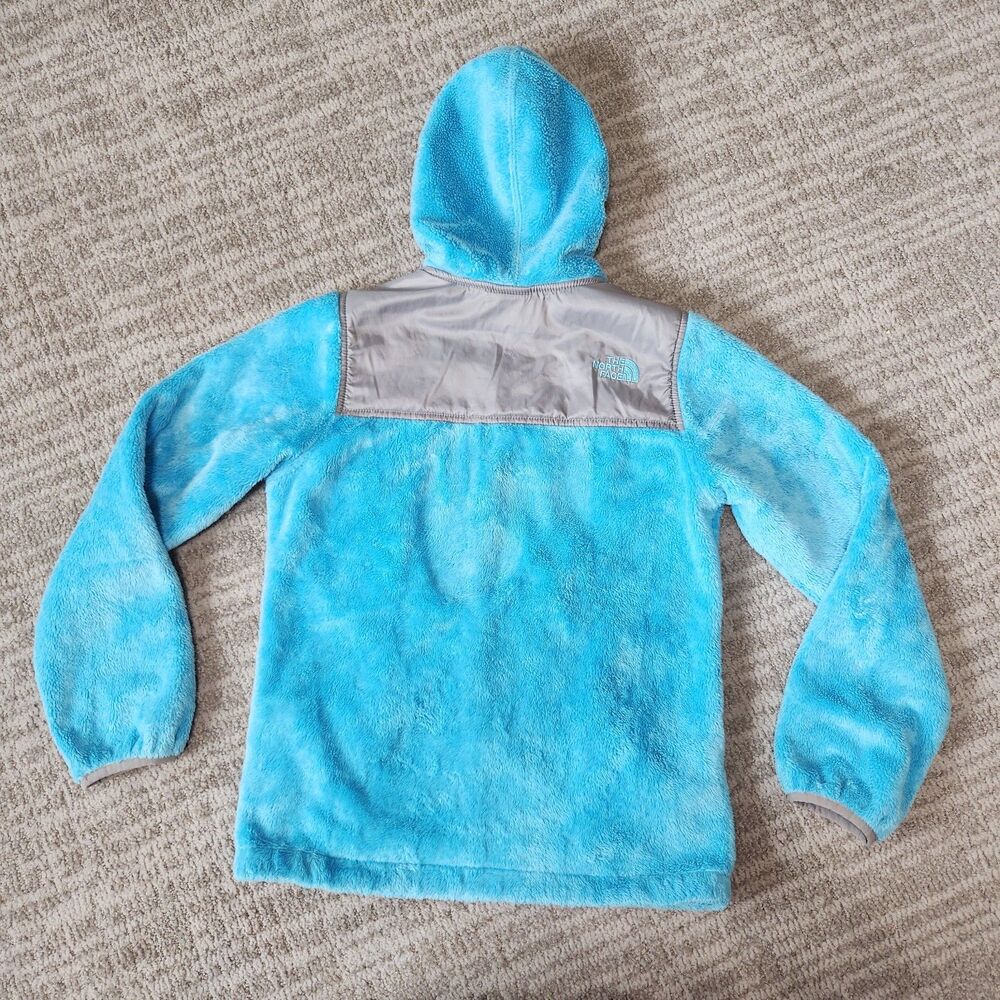 The North Face girl's G Oso Hoodie fleece zip-up jacket blue size L 14/16 - Picture 9 of 12
